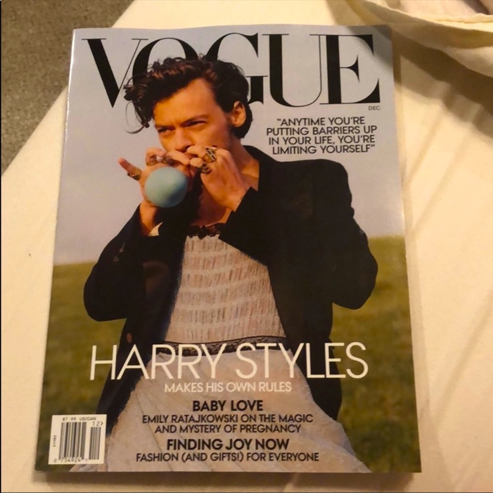 HARRY STYLES VOGUE Ships Bubble Wrapped in box🥰